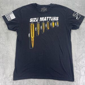 Grunt Style T-Shirt Mens XL Black Graphics Print Cotton Short Sleeve Outdoor